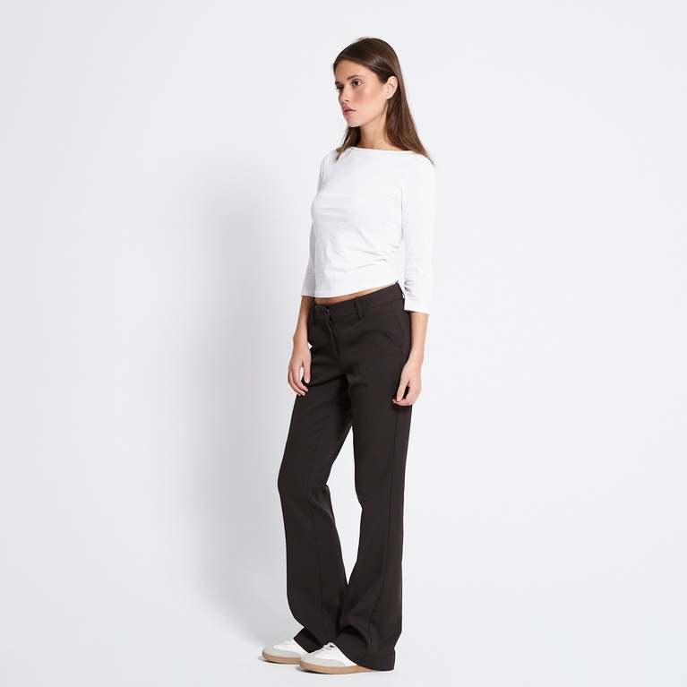 Low waist flare dress pants "Tova"